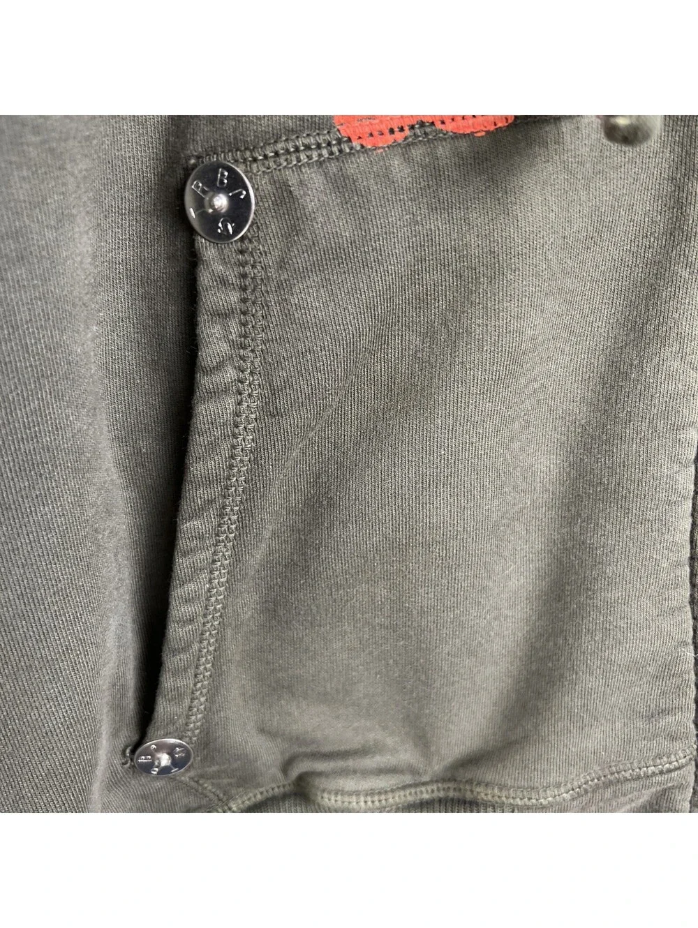 Vintage True Religion Zip Hoodie Mens XXL Green Motorcycle Club Detroit Y2K